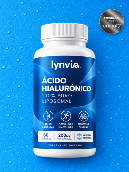LYNVIA® Ácido Hialurónico Liposomal — 60 Cápsulas